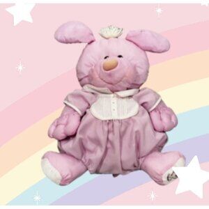 Puffalump Puppy Dog Fisher Price 1986 Pink Romper Plush Toy Vintage 80s